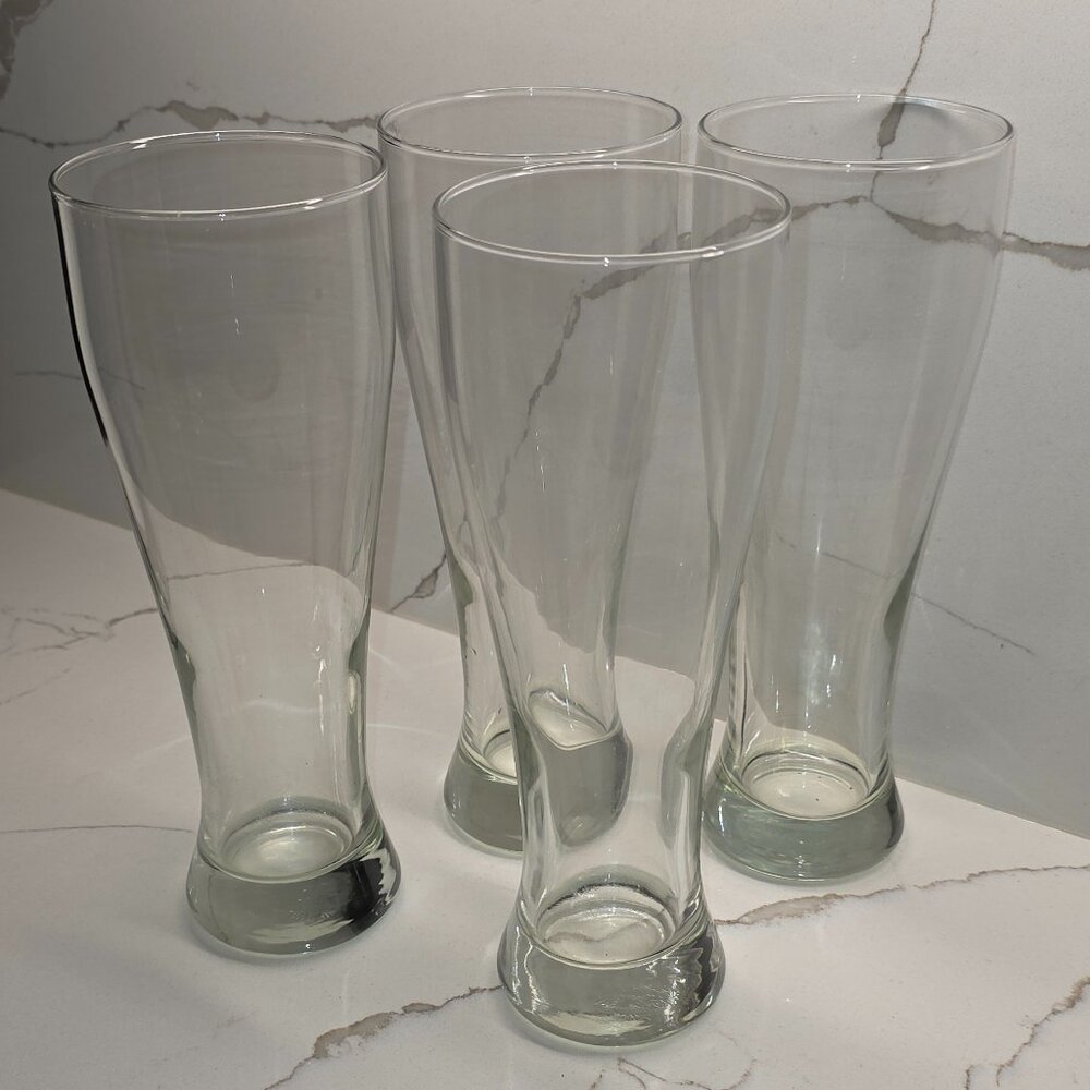 Tall Beer Glasses - set of 4